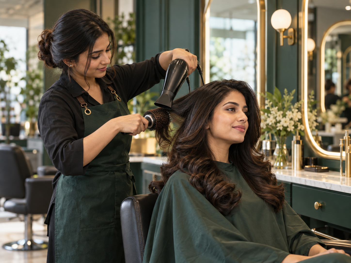 Illustrative beauty inspiration for hairstyling training